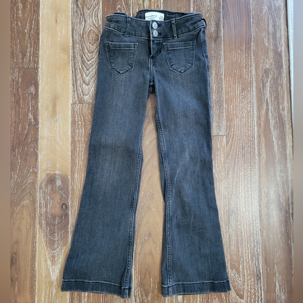 abercrombie kids boot cut jeans